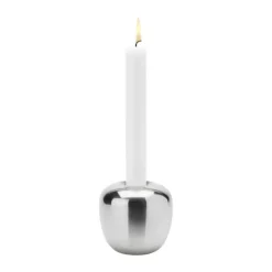 Stelton Ora Lysestage H 8 cm - Rustfrit stål