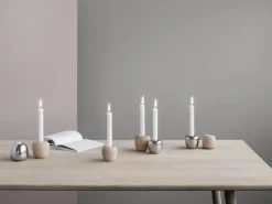 Stelton Ora Lysestage H 7 cm - Rustfrit stål
