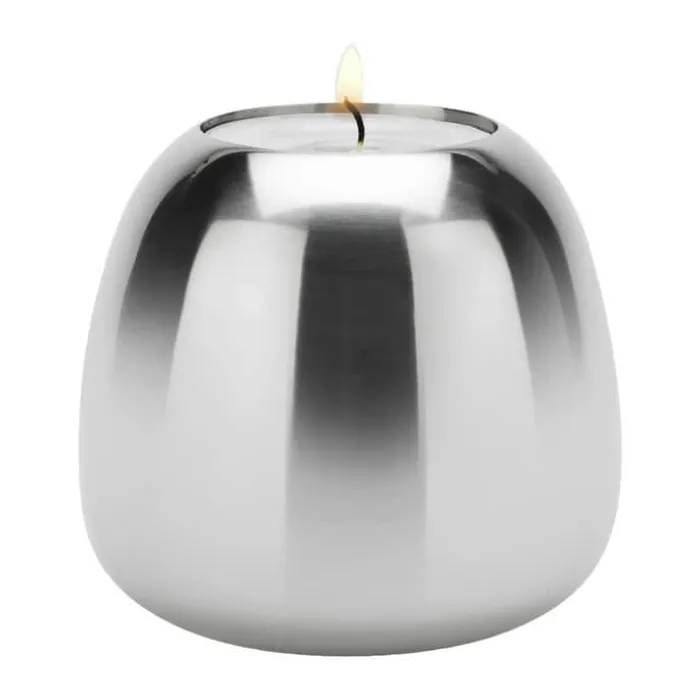 Stelton Ora Lysestage H 7 cm - Rustfrit stål