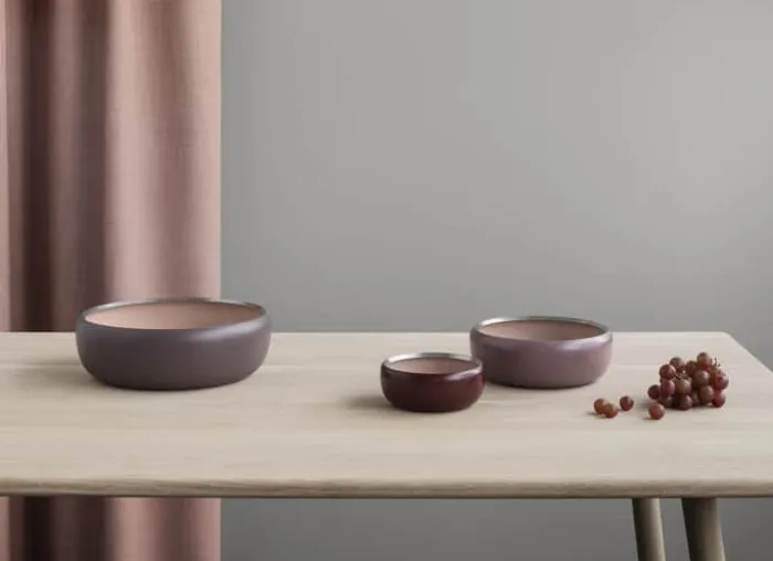 Stelton Ora Skål Ø 15 cm - Rustfrit stål - Powder
