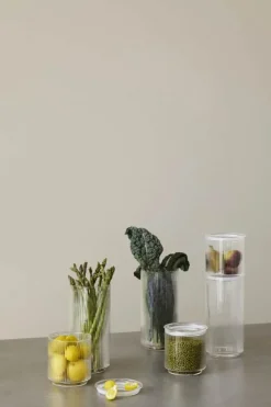 Stelton Pilastro Opbevaringskrukke 1,3 liter - Borosilikatglas/silikone - Klar