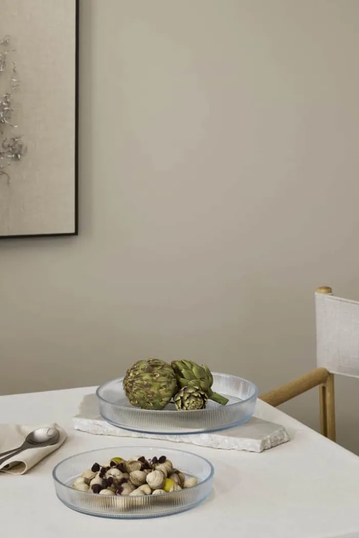 Stelton Pilastro Ovnfast fad Ø 28 cm - Borosilikatglas - Klar