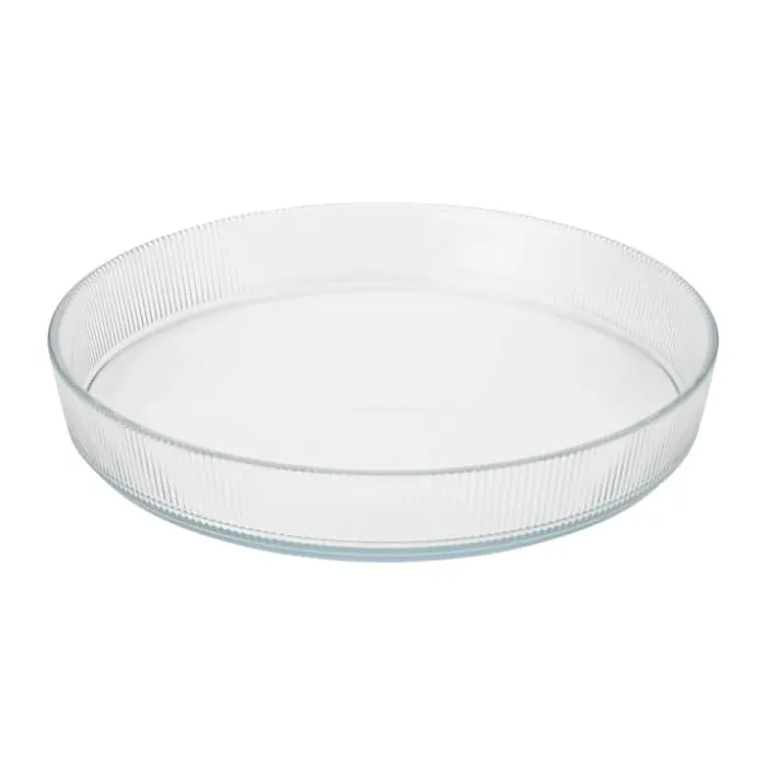 Stelton Pilastro Ovnfast fad Ø 28 cm - Borosilikatglas - Klar