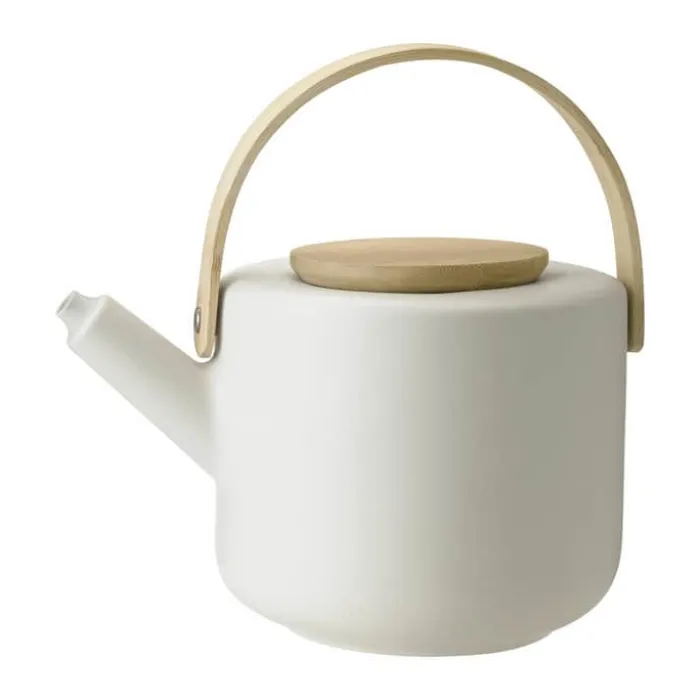 Stelton Theo Tekande 1,25 liter - Stentøj/Bambus - Sand