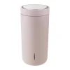 Stelton To Go Click Rejsekrus 40 cl - Stål - Rose