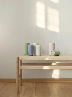 Stelton To Go Click Rejsekrus 20 cl - Stål - Sand