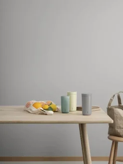 Stelton To Go Click Rejsekrus 20 cl - Rustfrit stål - Mellow Yellow