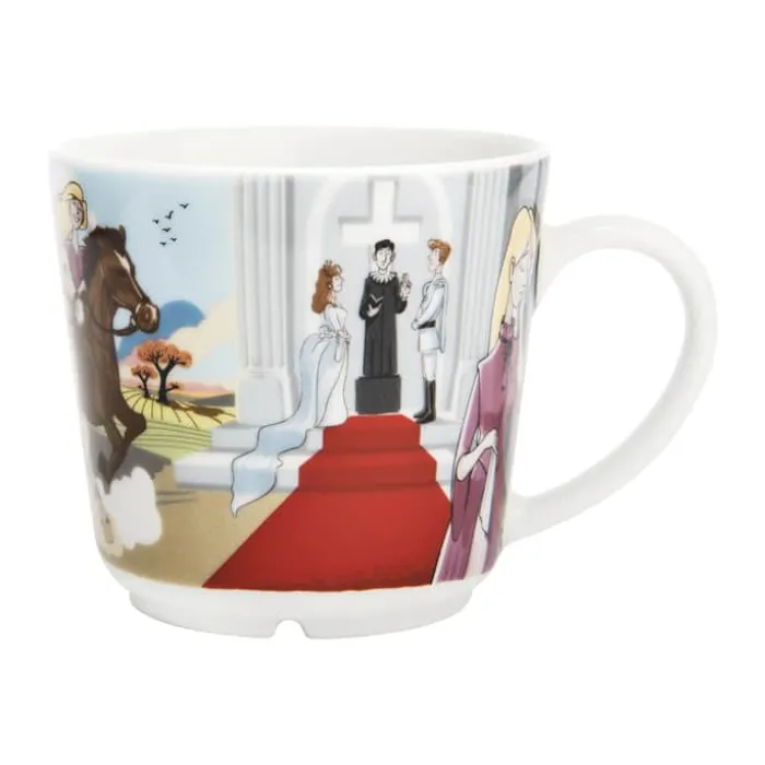 STORYTELLING Krus - Den Lille Havfrue #3 38 cl - Porcelæn - Hvid