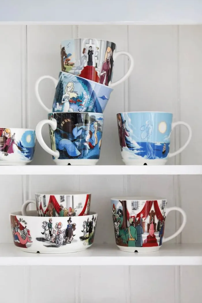 STORYTELLING Krus - Den Lille Havfrue #3 38 cl - Porcelæn - Hvid