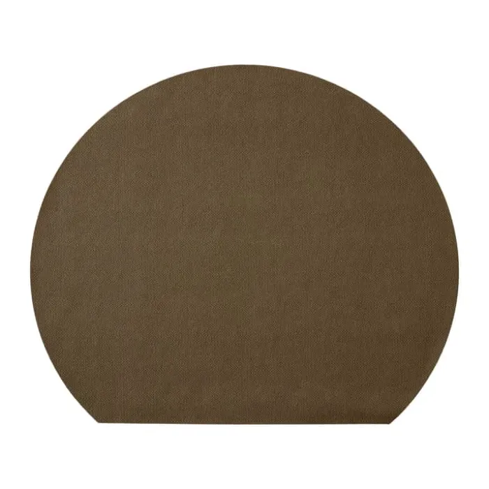 Studio Round Dækkeserviet - 4 stk. B 36 x L 43 cm - PVC - Moss/Sand