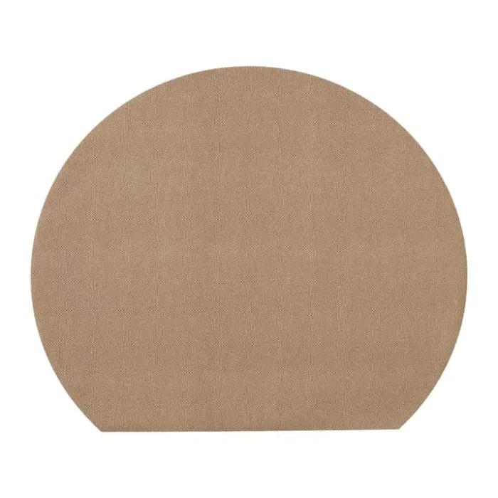 Studio Round Dækkeserviet - 4 stk. B 36 x L 43 cm - PVC - Moss/Sand