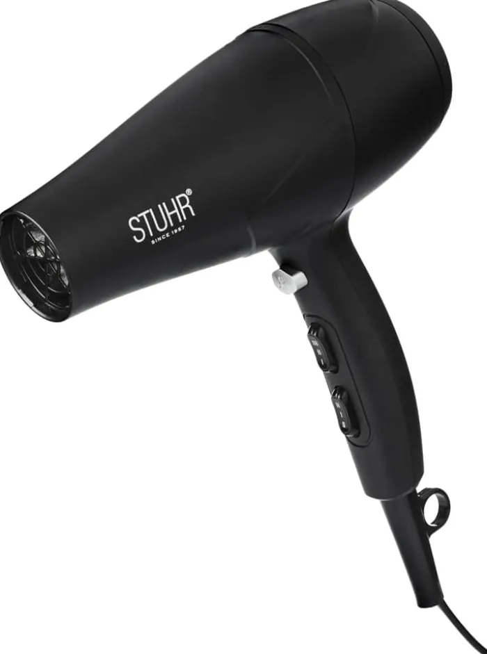 Stuhr Professional Hårtørrer 2200 watt - 5 indstillinger - Sort