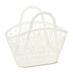 Sun Jellies Betty Basket H 40 x B 45 x D 22 cm - 100% Genanvendeligt plastik - Cream