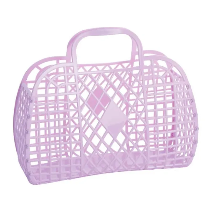 Sun Jellies Retro Taske - Stor B 14 x L 35 x H 30 cm - Polyethylen - Lys Lilla