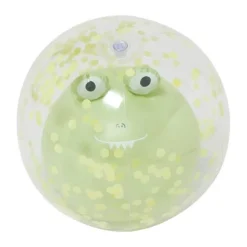 Sunnylife 3D Badebold - Cookie The Croc Ø 35 cm - PVC - Grøn
