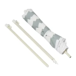 Sunnylife La Palma Parasol Ø 170 x H 200 cm - Polyester/Stål/PP-plastik - Sage