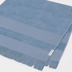 Sunnylife Tyrkisk Badehåndklæde B 90 x L 175 cm - Bomuldsfrotte - Adriatic Blue