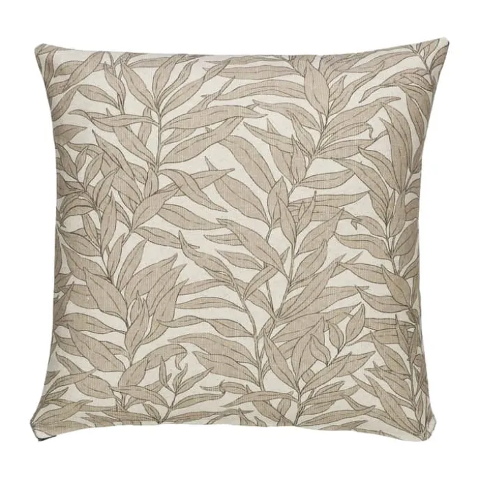 Svanefors Blad Pudebetræk B 45 x L 45 cm - Polyester - Beige