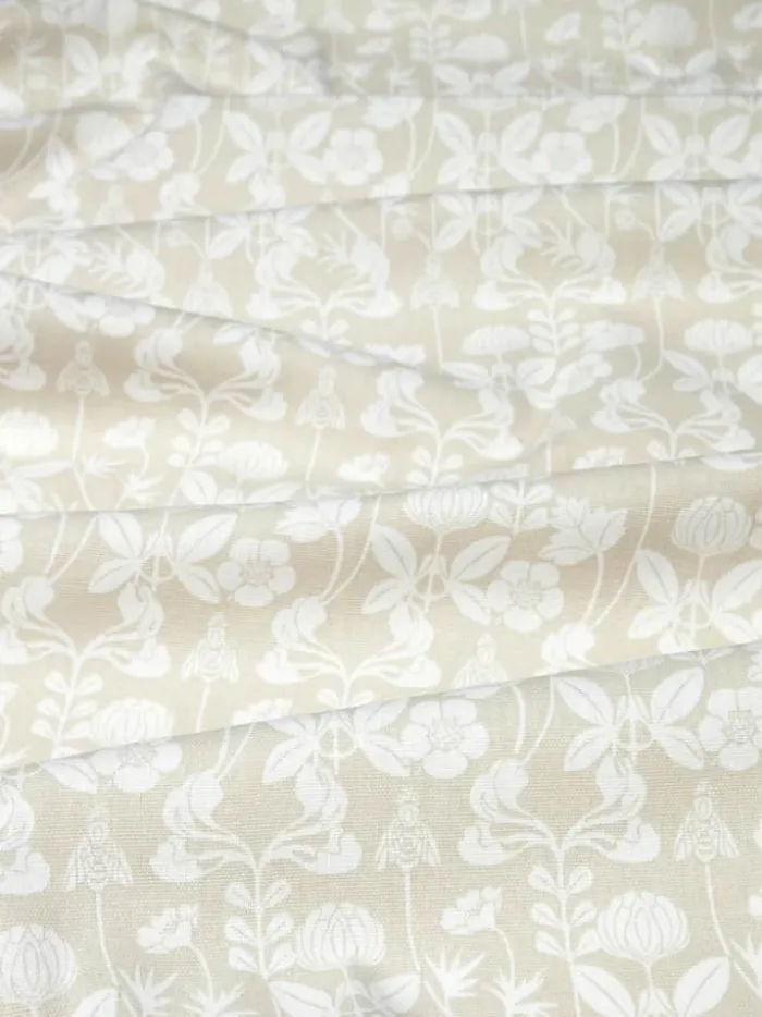 Svanefors De Mina Gardin - 2 stk. H 280 x B 140 cm - Bomuld - Beige