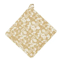 Svanefors De Mina Grydelap B 22 x L 22 cm - Bomuld - Beige/gul