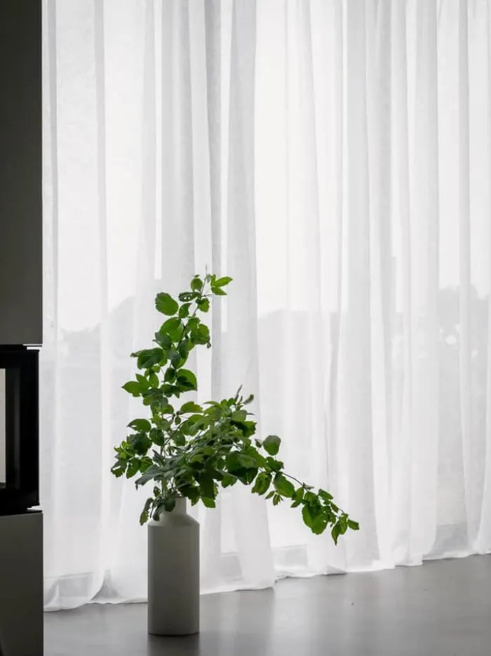 Svanefors Diana Gardin H 350 x B 280 cm - Polyester - Offwhite