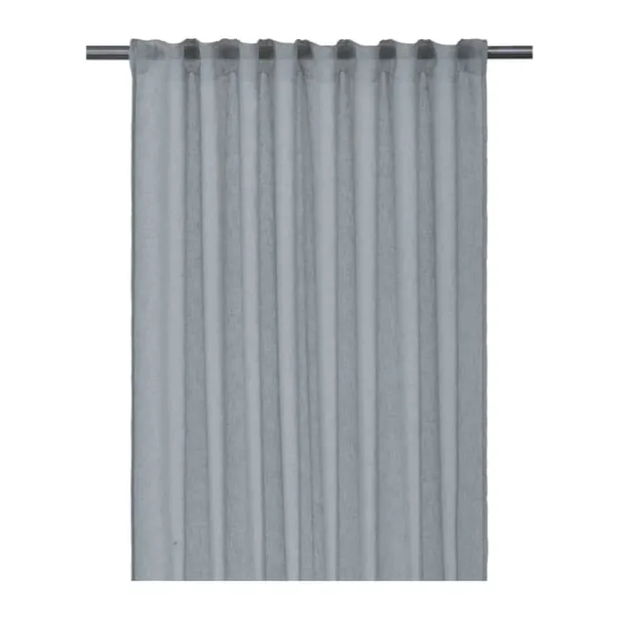 Svanefors Diana Gardin - 2 stk. H 280 x B 140 cm - Polyester - Grå
