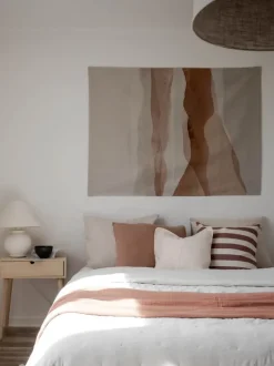 Svanefors Dunes Vægtæppe B 129 x L 98 cm - Bomuld - Beige