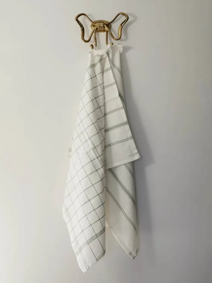 Svanefors Erin Viskestykke - 2 stk. B 50 x L 70 cm - Bomuld - Mos