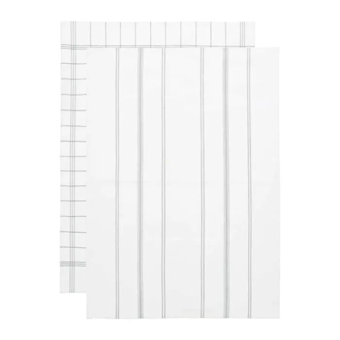 Svanefors Erin Viskestykke - 2 stk. B 50 x L 70 cm - Bomuld - Mos