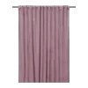 Svanefors Estrelle Gardin - 2 stk. H 280 x B 135 cm - Polyester - Rosa