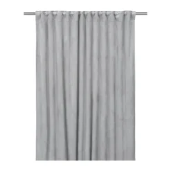 Svanefors Estrelle Gardin - 2 stk. H 280 x B 135 cm - Polyester - Sølvfarvet