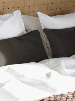 Svanefors Estrelle Pudebetræk B 80 x L 35 cm - Polyester - Mellangrå