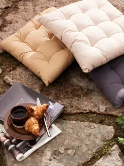 Svanefors Louise Hynde - 2 stk. B 40 x L 40 cm - Bomuld - Beige