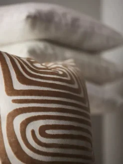 Svanefors Molly Pudebetræk B 45 x L 45 cm - Rayon - Mellanbrun