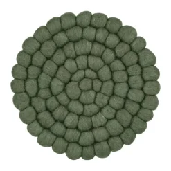 Svanefors Nisha Bordskåner Ø 20 cm - Uld - Mos