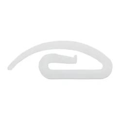 Svanefors Nylonhægter - 20 stk. H 2,6 cm - Plastik - Hvid
