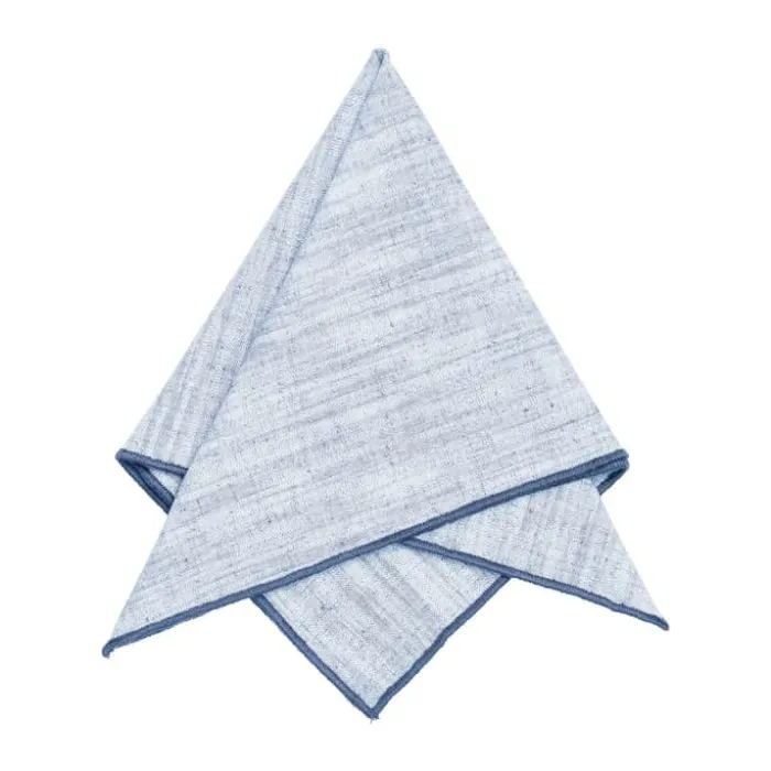 Svanefors Sabina Mundserviet B 45 x L 45 cm - Bomuld - Denim