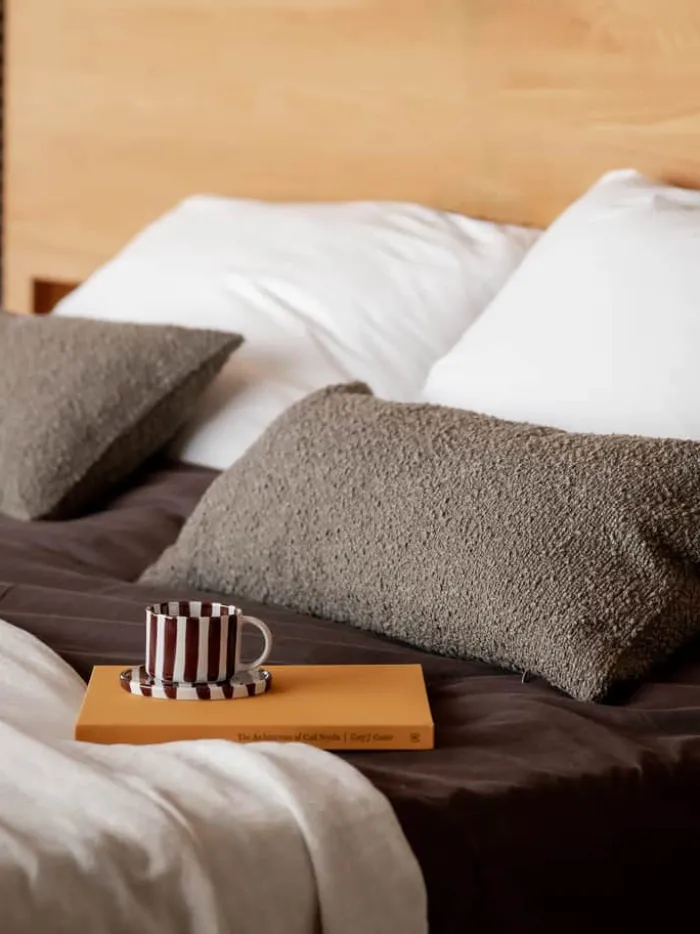 Svanefors Trond Pudebetræk B 80 x L 35 cm - Polyester - Nougat