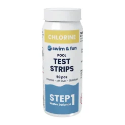 Swim & Fun Test Strips 50 stk. - Måler klor og pH-værdi