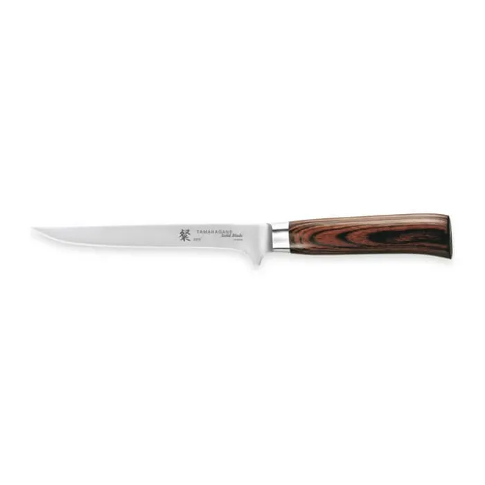 Tamahagane SAN Filetkniv L 16 cm - Rustfrit stål - Brun/stål