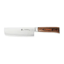 Tamahagane SAN Grøntsagskniv L 16 cm - Rustfrit stål - Brun/stål