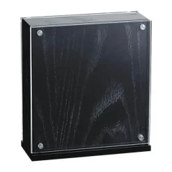 Tamahagane SAN KYOTO Knivblok H 26 x B 10 x L 24 cm - Finer/plexiglas - Sort
