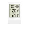 Technoline Ur m. temperatur H 13,5 x B 8,5 x L 3 cm - Plastik - Hvid