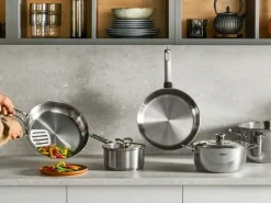 Tefal Emotion Plus Stegepande Ø 28 cm - Rustfrit stål