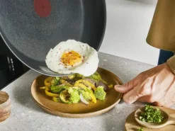 Tefal Emotion Plus Stegepande Ø 28 cm - Rustfrit stål - Keramisk non-stick belægning