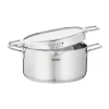 Tefal Nordica Gryde m. glaslåg 4,8 liter - Rustfrit stål