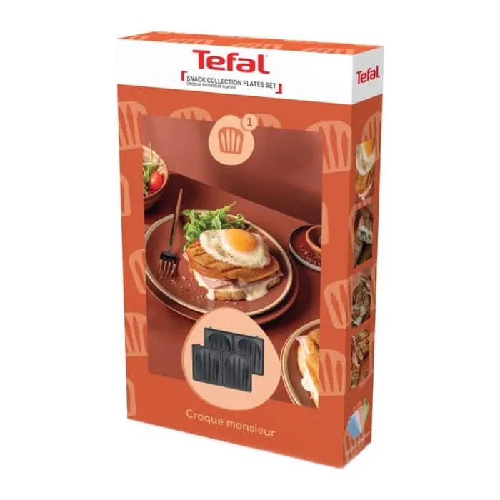 Tefal Snack Collection Plade - Sandwich 2 plader - Passer til Tefal Multijern & Digital Multigrill