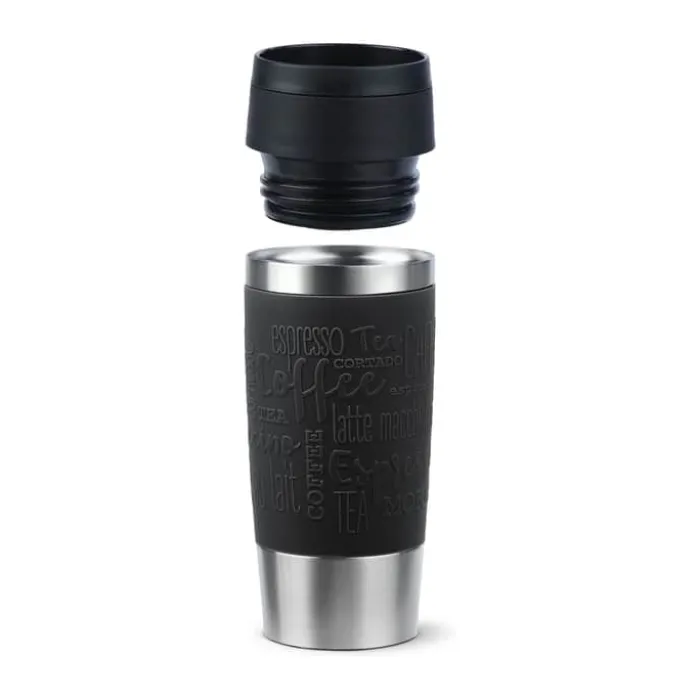 Tefal To-Go Krus 36 cl - Stål/plastik - Sort