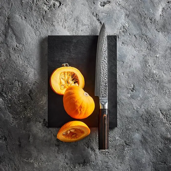 THE CUSTOM CHEF™ Cuisine::pro Damashiro® EMPEROR Forskærerkniv L 20 cm - Rustfrit stål - Stål/brun