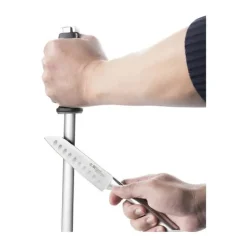 THE CUSTOM CHEF™ Cuisine::pro Damashiro® Strygestål L 20 cm - Rustfrit stål - Stål/sort